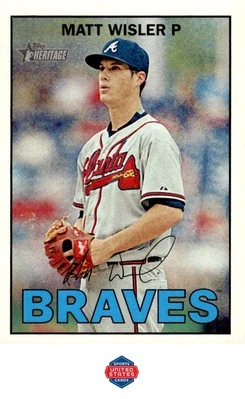 2016 Topps Heritage #98 Matt Wisler - Image 1 of 2