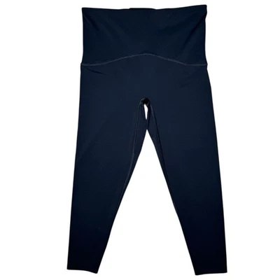 Spanx Womens Booty Boost Full Length Leggings 1X Petite Black Compression 50124P - Image 1 of 4