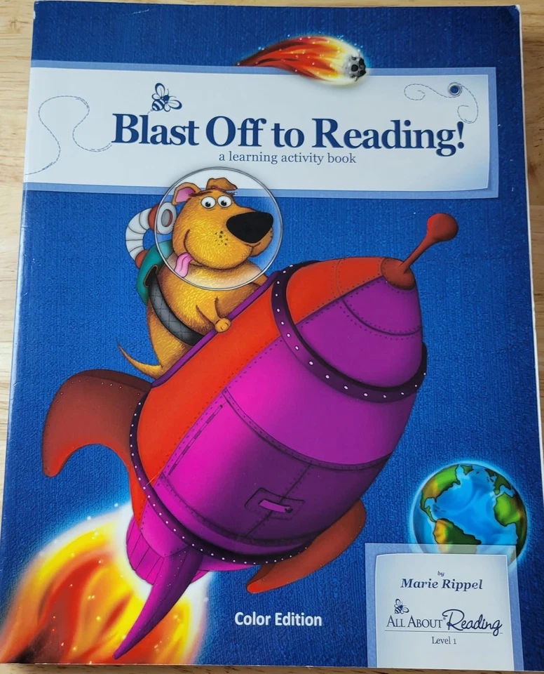Blast Off to Reading! Level 1 Activity Book All about Reading Marie Rippel Color - Image 1 of 1