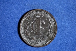 1900 Mexico 1 Centavo Copper Coin #M24371 - Picture 1 of 2