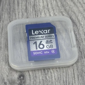 Lexar 16GB SDHC Class 4 Digital DSLR Camera Memory Card Premium Series 60x - Picture 1 of 13