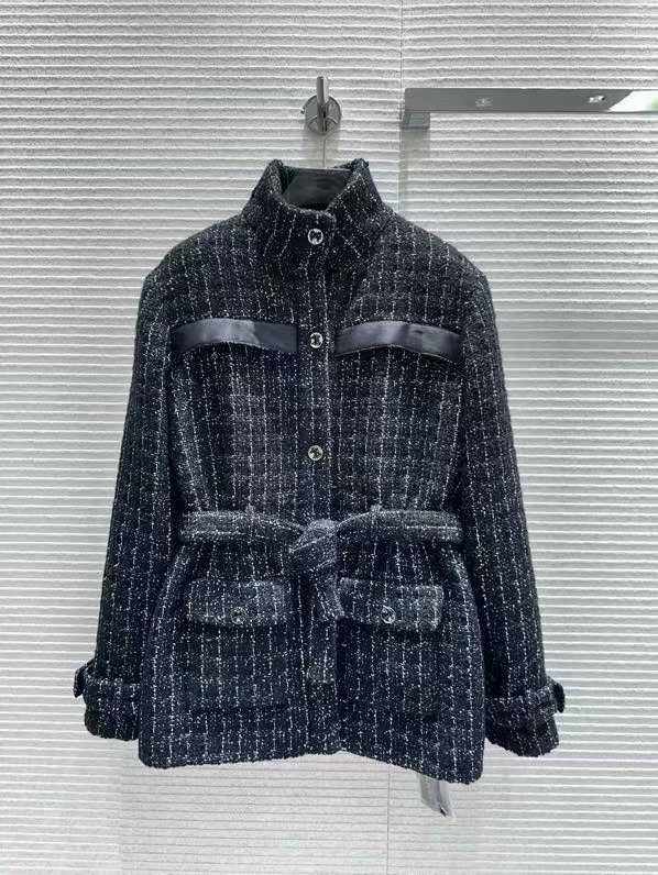 Chanel CC 25K Alta Gama Listo para Usar Grueso Tweed Tejido Chaqueta Talla 36 Foto 1 de 4