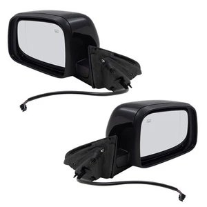 Pair Power Folding Door Mirrors fit 14-19 Jeep Grand Cherokee Heated Signal Set - Picture 1 of 9