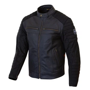 Merlin Ridge Leather Cotec Jacket - Black - Picture 1 of 3