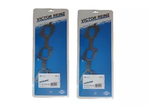 2 X EXHAUST MANIFOLD GASKET VICTOR REINZ for JEEP COMMANDER XK / XH 06-11 3.0crd - Picture 1 of 2