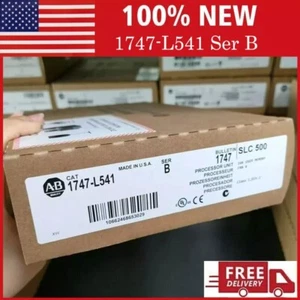 NEW FACTORY SEALED AB 1747-L541 SER B SLC 500 SLC 5/04 CPU PROCESSOR UNIT MODULE - Picture 1 of 4
