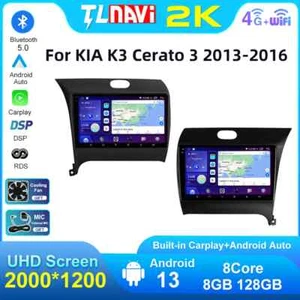 For KIA K3 Cerato 3 2013-2016 Car Radio Carplay Multimedia Player Screen GPS - Picture 1 of 40