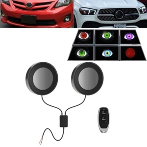 2Pcs Hot Dynamic Devil Eye Car Light LED Decorative Headlight Modification 12V - Picture 1 of 11