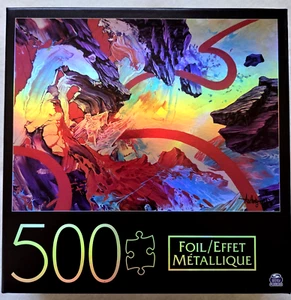 Jigsaw Puzzle 500 Piece Spinmaster Foil 24 x18" Sealed Box - Picture 1 of 8