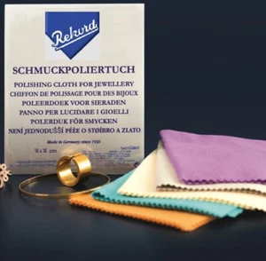 Silberputztuch Reinigungstuch Poliertuch Pflegetuch Gold Silber Schmuck Münzen - Bild 1 von 5