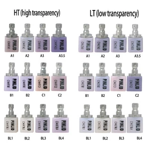 5PCS C14 Emax Dental Glass Ceramic Lithium Dislicate CAD/CAM Cerec Blocks LT/HT - Picture 1 of 26