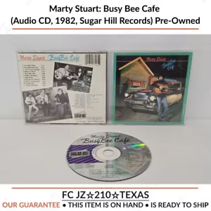 Marty Stuart: Busy Bee Cafe (Audio CD, 1982, Sugar Hill Records) Pre-Owned - Picture 1 of 9