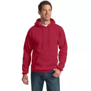 Port & Company PC90HT Men's Big & TALL Hoodie 9oz 50/50 Hooded Sweatshirt - Picture 1 of 15