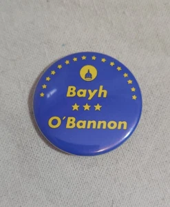 Bayh Obannon Indiana Governer Campaign Button - Bild 1 von 2