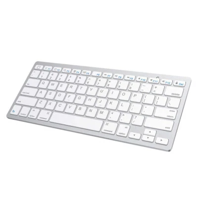 Bluetooth Wireless Keyboard Cordless Aluminum For Android Box Media Player - Image 1 of 4
