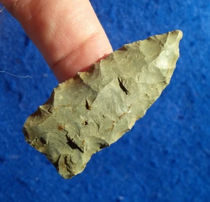 2-3/16" DALTON GREENBRIER KENTUCKY ARROWHEAD Authentic Indian Artifact ARROWHEAD - Picture 1 of 22