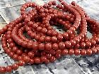 Natural Red Jasper, Grade A, 4mm  Approx 90pce Strand. Free postage. Oz Seller