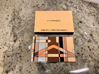MAC PRINT LABIO CÁLIDO: PALETA 6 NUEVO EN CAJA Edición Limitada PLÁSTICO Foto 1 de 4