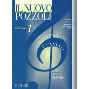Il Nuovo Pozzoli Solfeggi Parlati e cantati Volume 1 Con CD Edizioni Ricordi - Zdjęcie 1 z 1