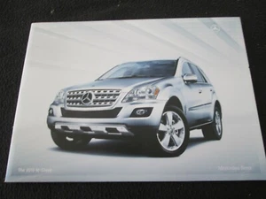 Mercedes Benz Clase M 2010 catálogo de ventas ML350 BlueTEC ML450 ML550 450 folleto - Imagen 1 de 4