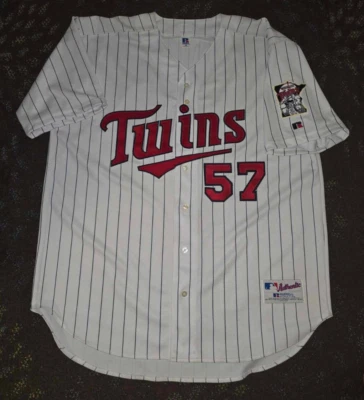 Johan Santana Minnesota Twins Russell Authentic Jersey Sz 52 - Image 1 of 4