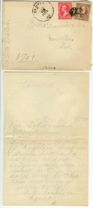 1900 Temple Maine Registered with 2ct and 8ct Sherman - A G Locklin, sender - Picture 1 of 1