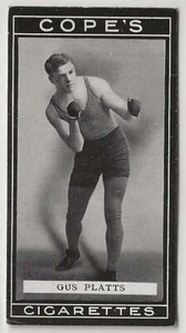 COPE COPES-BOXERS BOXING 1915-#057- GUS PLATTS - Picture 1 of 2