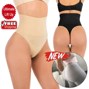 New Women Sexy Tummy Control Thong Panties Trainer Butt Hip Lift Buttocks Shaper - Picture 1 of 21