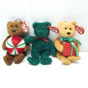 TY Jingle Beanies Babies Holiday Set of 3 - Picture 1 of 7