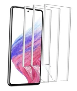 3 Pack Hydrogel Film Screen Protector for Samsung Galaxy Transparent - Photo 1 sur 8