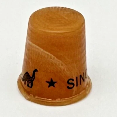 Sinclair Oils 广告顶针 20 世纪 50 年代恐龙橙色旋转塑料 — 第 1/4 张图片