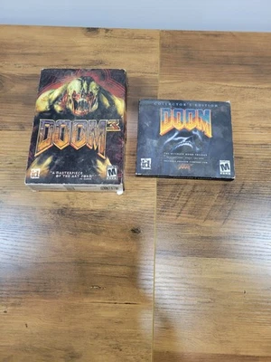 PC Collector's Ed. DOOM The Ultimate DOOM Trilogy & DOOM 3 Small Box *UNTESTED* - Image 1 of 4