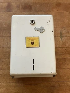 Vintage Standard Laboratories Service Gas Station Toilet Tissue Paper Dispenser - Imagen 1 de 15