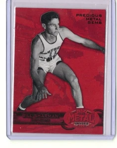 2011-12 Fleer Retro Bill Sharman RED PMG PRECIOUS METAL GEMS #PM-36 105/150 HOF - Picture 1 of 1