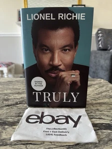 Lionel Richie Truly Signed 1st Edition Hardback ✅ - Imagen 1 de 13