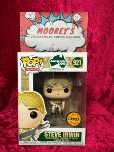 Funko Pop! Television: Australia Zoo - Steve Irwin (Crocodile Hunter) 921 CHASE  - Picture 1 of 7