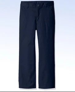 NWT Dockers Regular Boys Flat Front Adjustable Waist Navy Sz 4 MSRP$32 - Picture 1 of 4