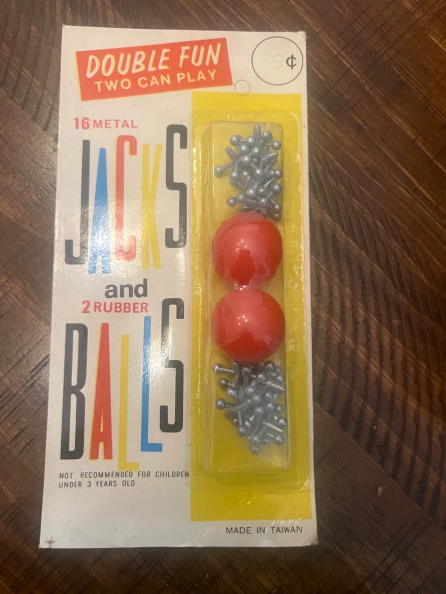 Vintage Metal Jacks Game With Ball - 3 Sets Of Jax Game Per Order - Foto 7