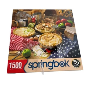 Springbok Apple Pie 1500 Teile Puzzle Neu Mit Gerissenem Zellophan - Bild 1 von 3