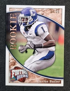 2009 Upper Deck Heroes Orange /35 Darius Butler 190 UConn Huskies Patriots RC - Picture 1 of 2