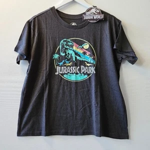 Jurassic Park Women's Graphic Dinosaur Short Sleeves Tee Size XL - Picture 1 of 8