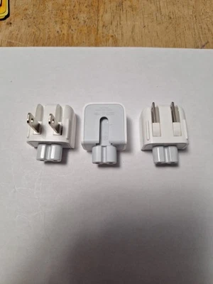 3x  Apple A1555  607-8083 Duckhead US Prong Plug MagSafe Adapter 45W 60W 85W - Image 1 of 4