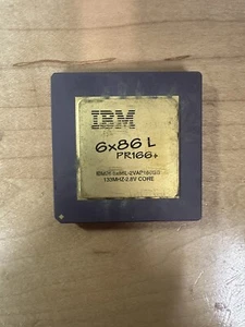 IBM 6x86L PR166+ 133MHz 2.8V Core *Gold Rare* - Picture 1 of 2