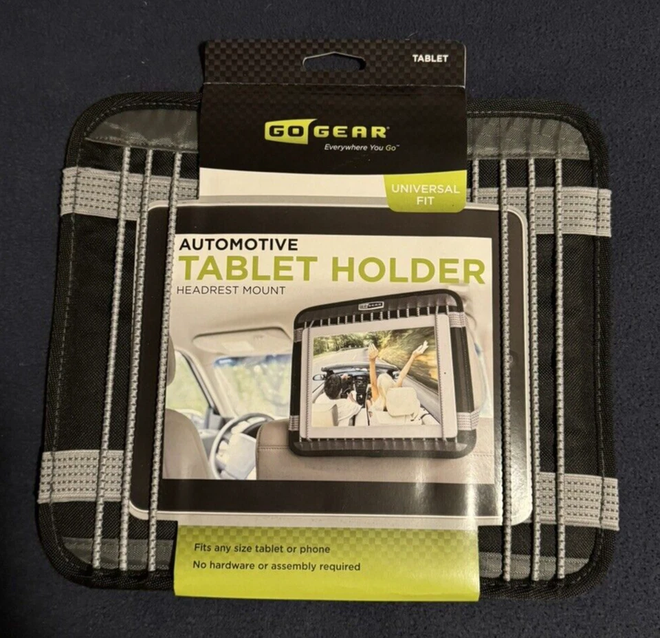 Go Gear Automotive Tablet Holder Headrest Mount Universal Fit