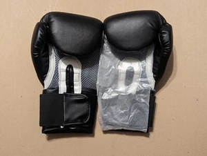 Lonsdale London Pro Training Boxing Gloves Black 12oz - Picture 1 of 3