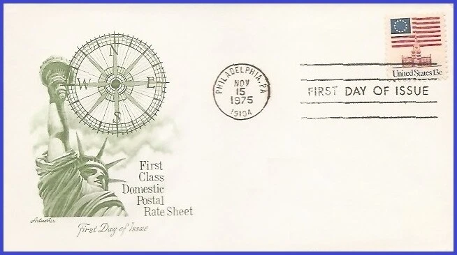 USA4 #1622 U/A ARTMASTER FDC   Flag Over Independence Hall - Image 1 of 1