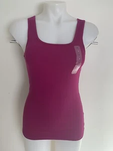 Top sin mangas elástico para mujer Gap acanalada invierno peonía S, M, L, XL, 2XL - XXL NUEVO CON ETIQUETAS - Imagen 1 de 6