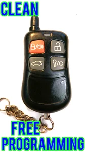FUNCTIONAL COMPUSTAR KEYLESS REMOTE START FOB RED 4 BUTTON O44JR1600 1WAMR-1600 - Picture 1 of 3