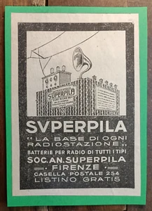 1925 Firenze EN publicidad 'con Superpila - Imagen 1 de 1