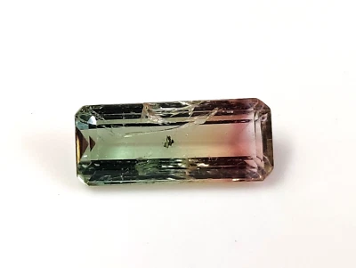 4.15 Cts, Natural Bio Colour Tourmaline Baguette Cut Size 6.20x15mm Gemstone - Image 1 of 4